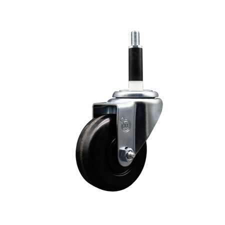 Service Caster 3.5'' SS Phenolic Wheel Swivel 7/8'' Expanding Stem Caster SCC-SSEX20S3514-PHS-78